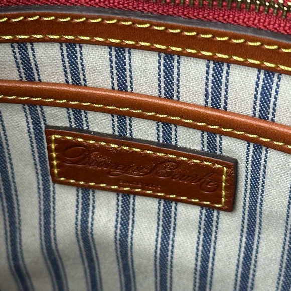 NWOT Dooney & Bourke Mustard Yellow Leather Trim Bucket Bag Purse - Picture 11 of 13